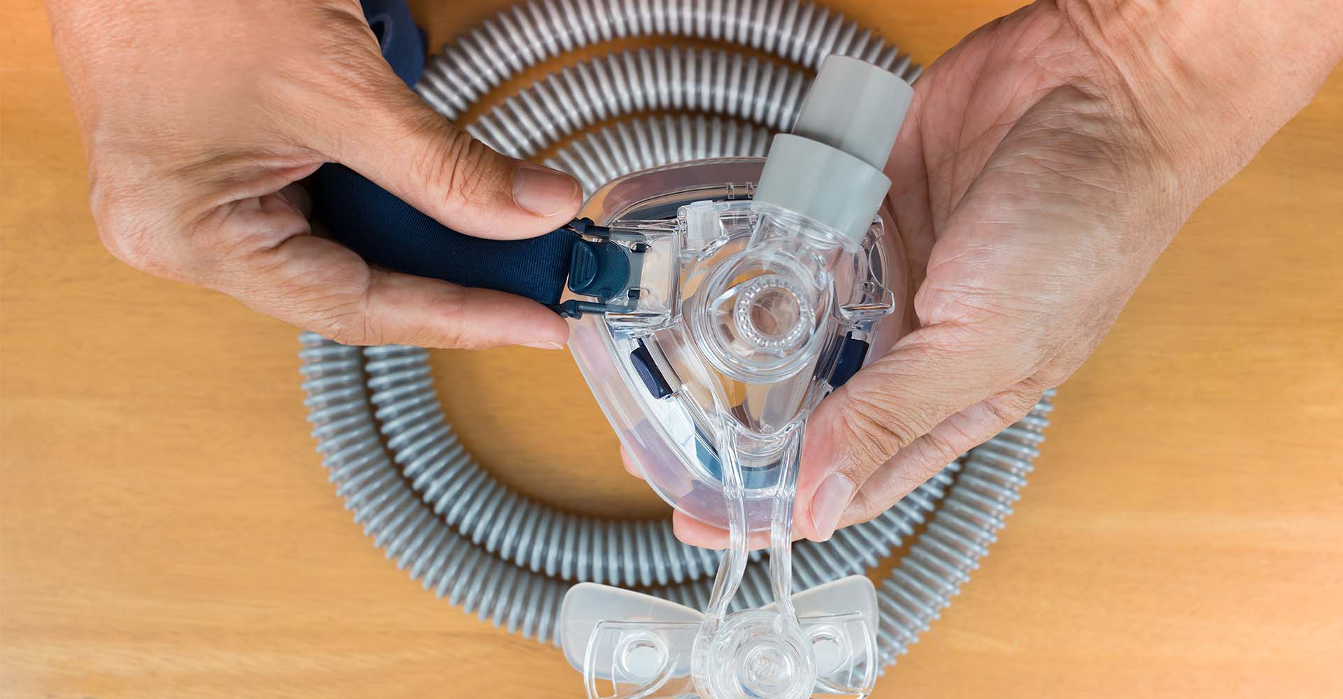 inspecting a cpap and hose